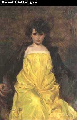 Ramon Casas i Carbo portrait of Julia Peraire